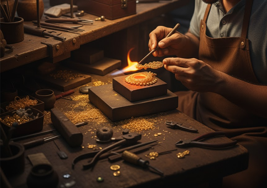 We specialize in the customisation of gold ornaments designed to your exact vision.